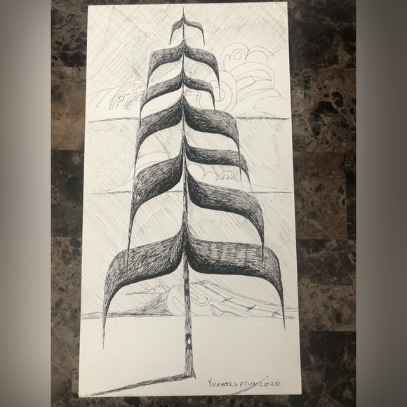 Tree drawing - Picture 3 of 3